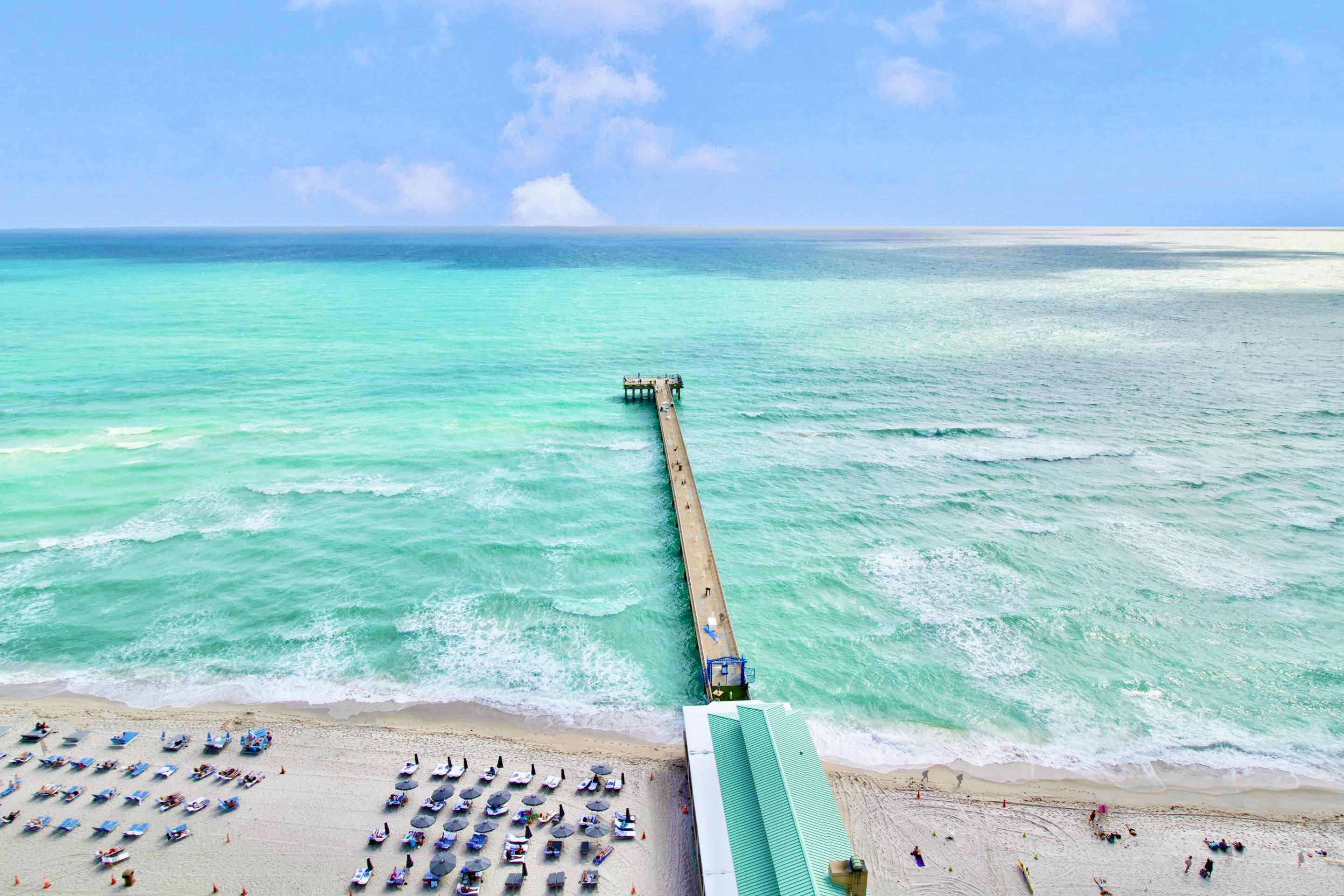 Beach pier